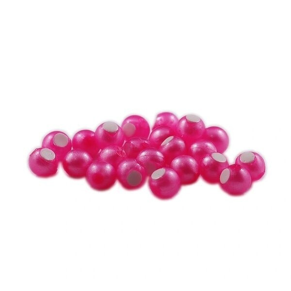 Cleardrift Embryo Soft Beads Pink Pearl w/White Embryo 14mm
