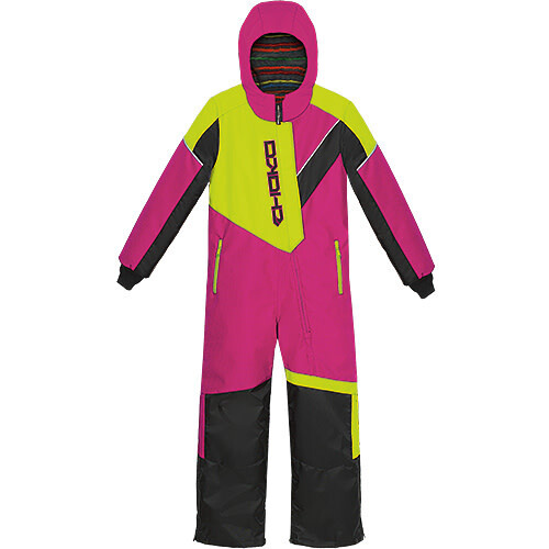 Choko Kiddies Pilot 1pc Monosuit Fuchsia/Yellow/Black Sz 3x