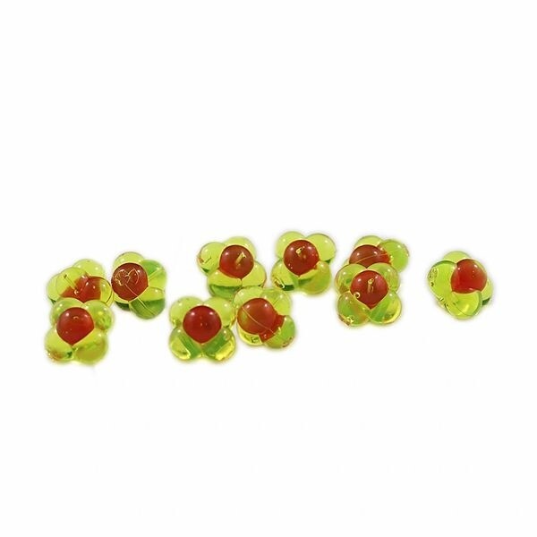 Cleardrift Egg Clusters Embryo Chartreuse w/ Red Embryo Lg