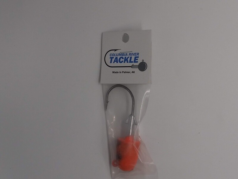 Columbia River Bullet Jig Head Red Glow 4oz