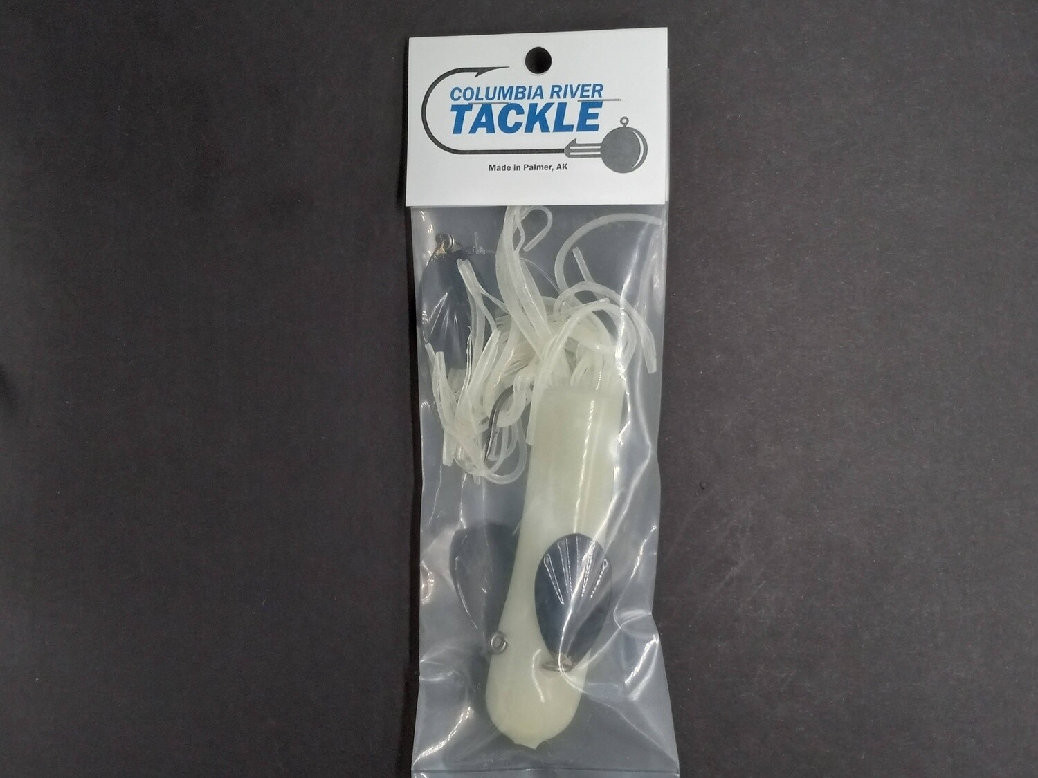 Columbia River Sculpin Tube 7&quot; 1oz Glow Black Blades