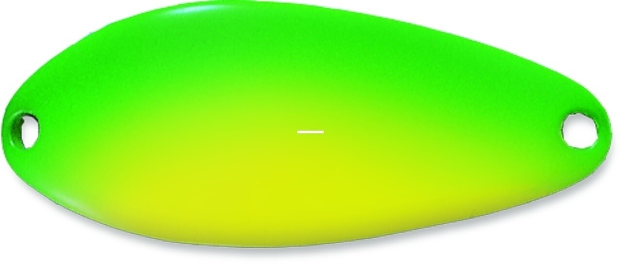 C200/CGS Acme Little Cleo Spoon Chartreuse &amp; Green 2/5 oz 2 1/8&quot;