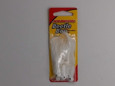 Johnson Beetle Bou White 1/8 oz 2.5in