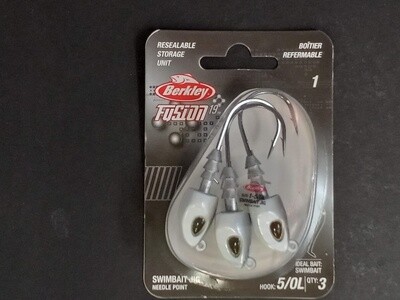 Berkley Fusion19 Swimbait Jighead Shad 1oz  5/0 L 3