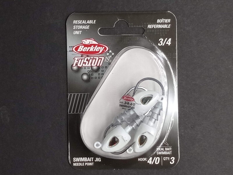 Berkley Fusion19 Swimbait Jighead Pearl White 4/0 3/4oz