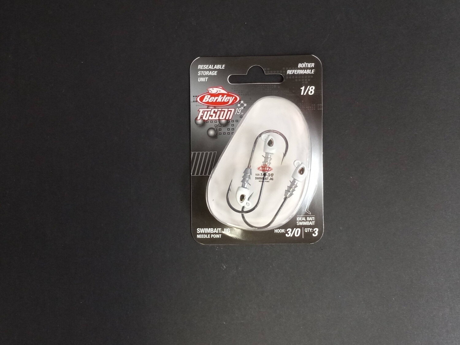 Berkley Fusion19 Swimbait Jighead Pearl White 3/0 1/8oz