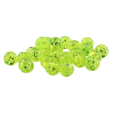 Cleardrift Glitter Bomb Soft Beads Chart 20mm