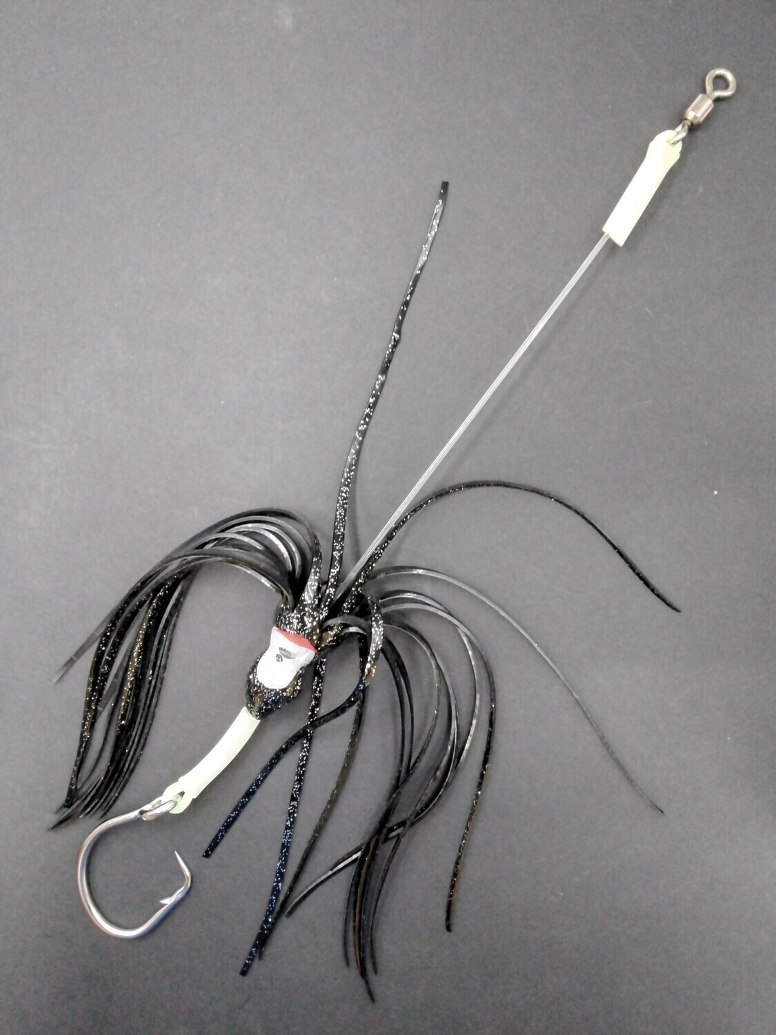 B&amp;J Squid Rig  6&quot; Black UD 16/0
