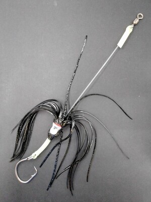 B&amp;J Squid Rig  6&quot; Black UD 16/0