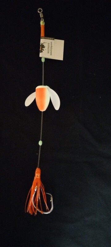 B&amp;J Rigs Spin n Glo Orange/Glow