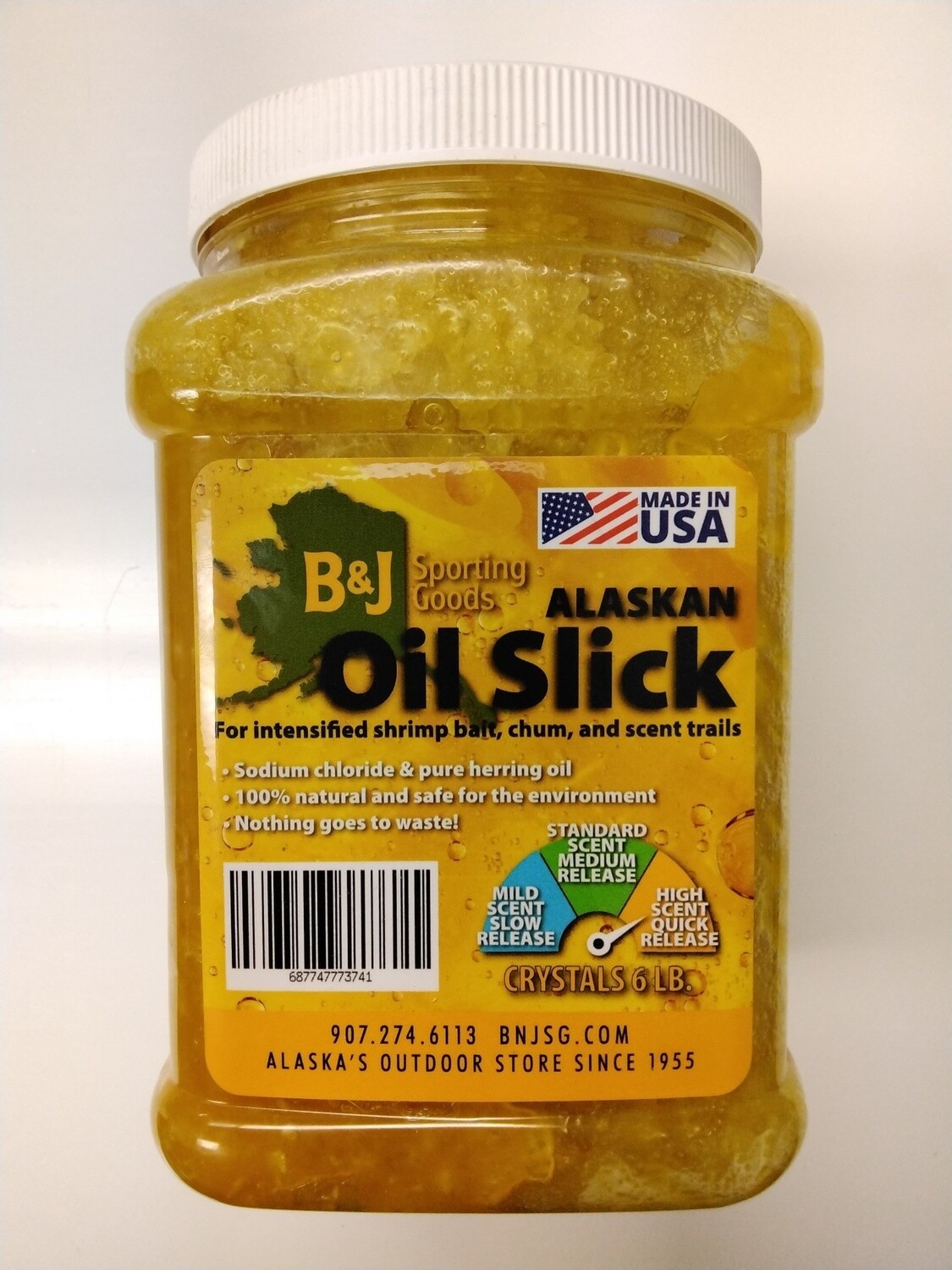 B&amp;J Alaskan Oil Slick Crystals 6lb