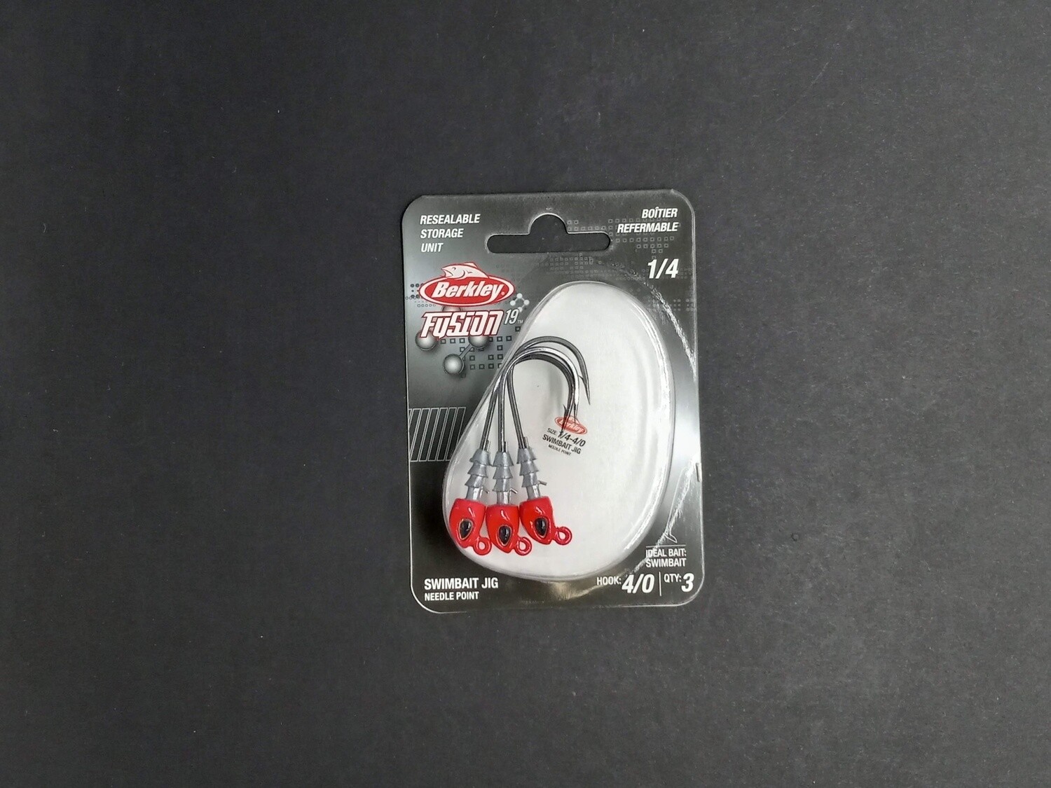 Berkley Fusion19 Swimbait Jighead Red 4/0 1/4oz