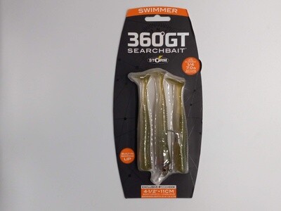 Storm SBS45H-14J 360GT Searchbait Swimmer Lure, 4-1/2", 1/4 Oz, 4/0