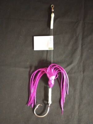 B&amp;J Squid Rig 6&quot; Purple  UD 16/0