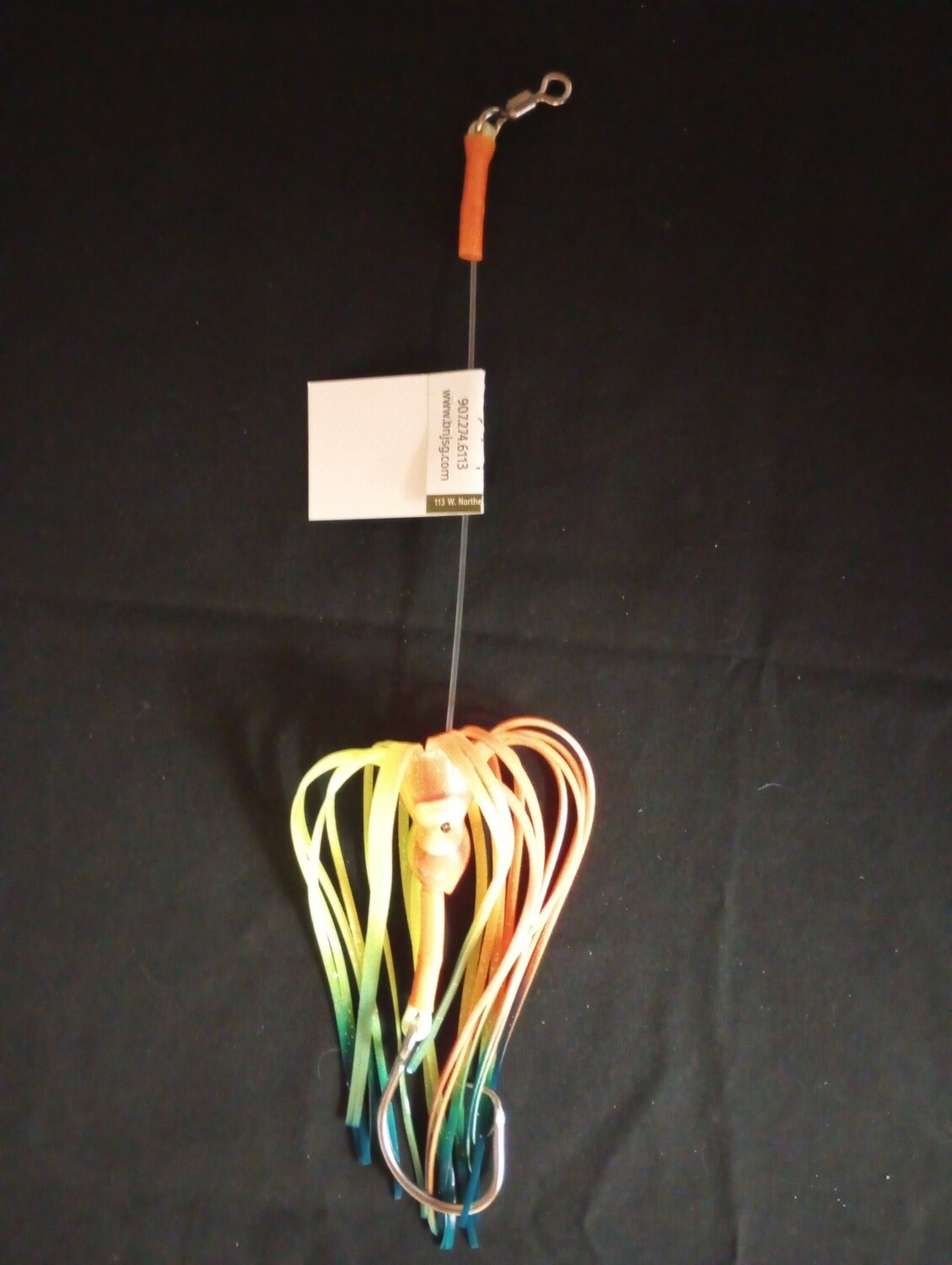 B&amp;J Squid Rig 6&quot; Org/Yell UD 16/0