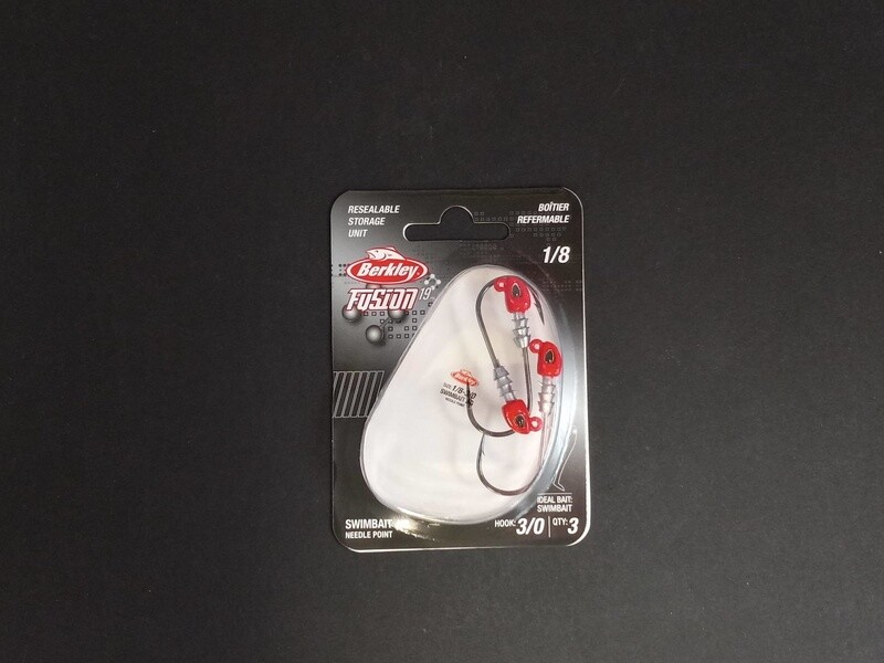 Berkley Fusion19 Swimbait Jighead Red 3/0 1/8oz