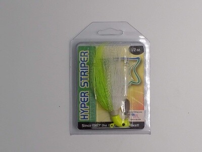 BayCoast 1HS125 Hyper Striper Lure with Spinner 1/2 oz Chartreuse