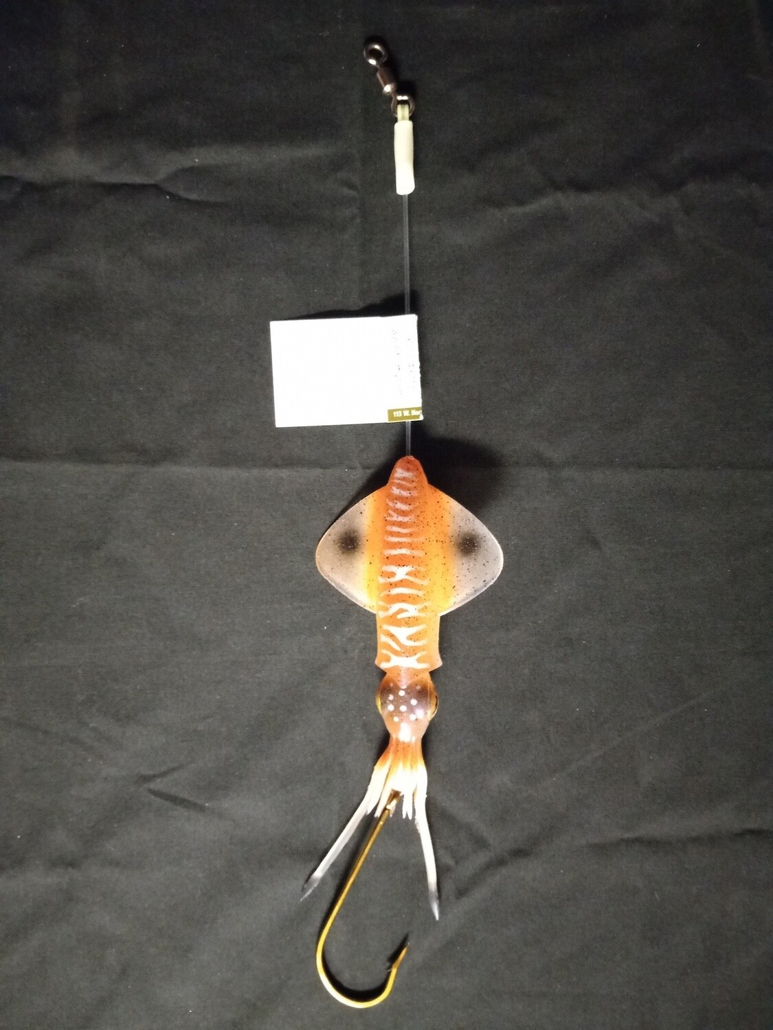 B&amp;J Savage Squid Rig 10&quot; Cuttlefish 14/0 J-Hook