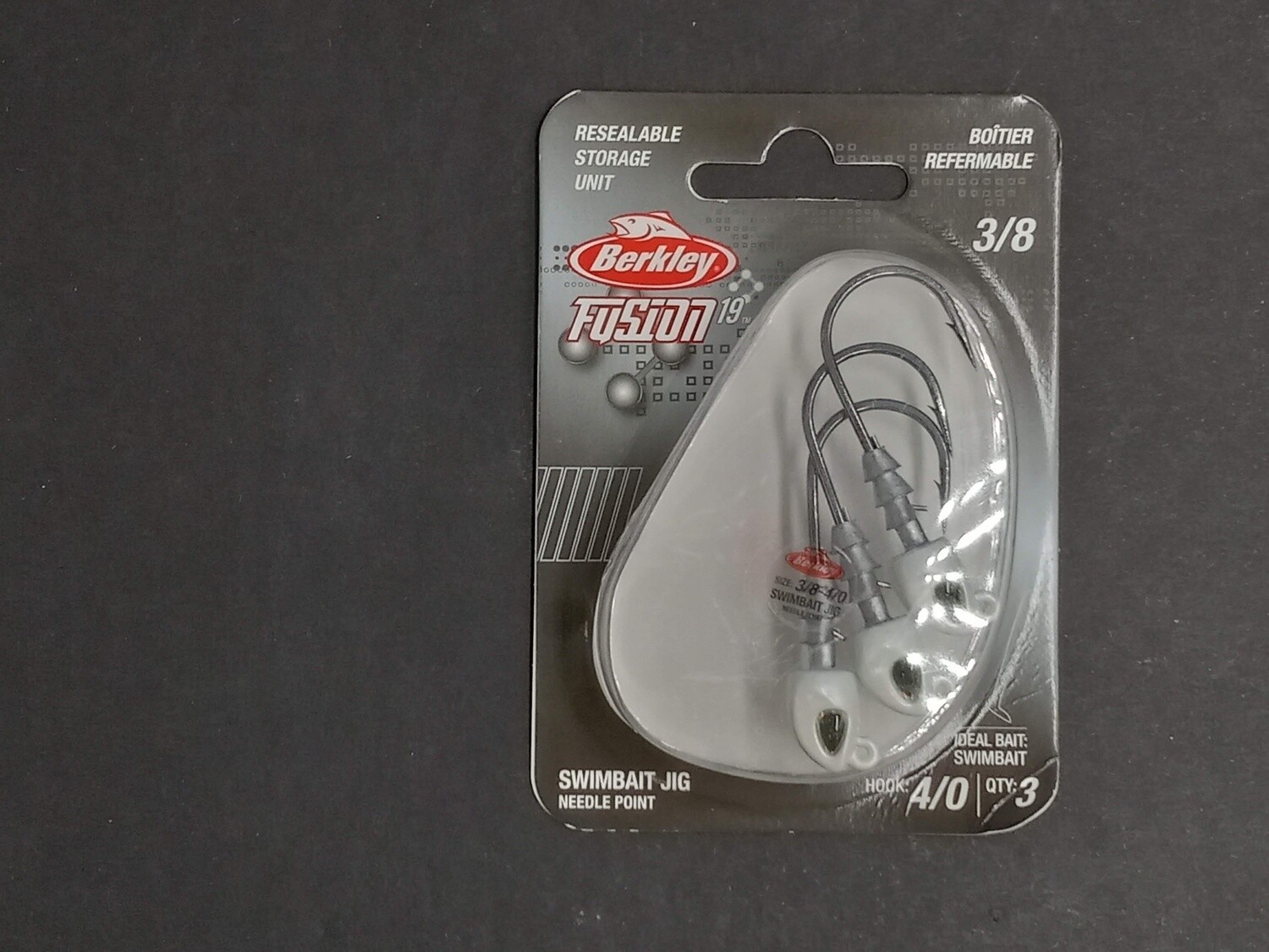 Berkley Fusion19 Swimbait Jighead Pearl White 4/0 3/8oz