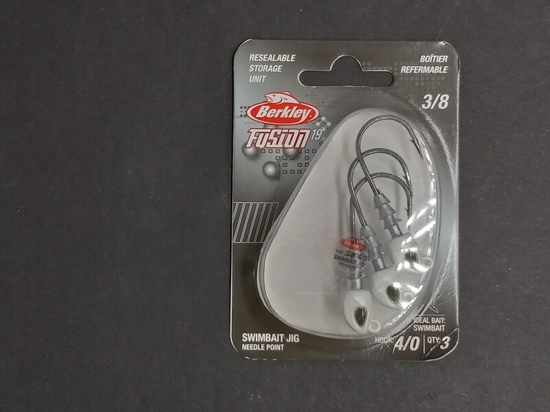 Berkley Fusion19 Swimbait Jighead Pearl White 4/0 3/8oz