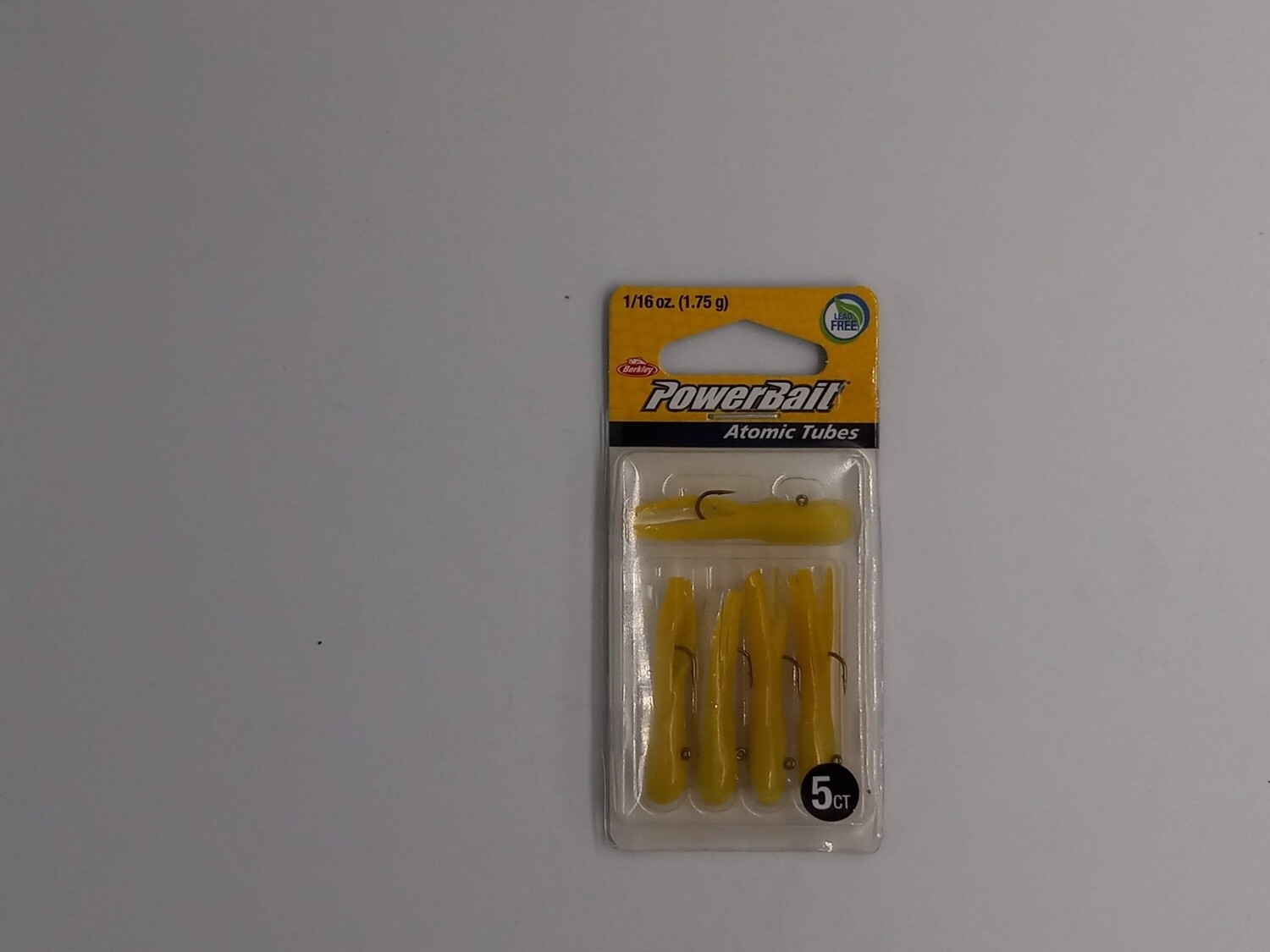 Berkley PowerBait® Pre-Rigged Atomic Tubes Yellow Back