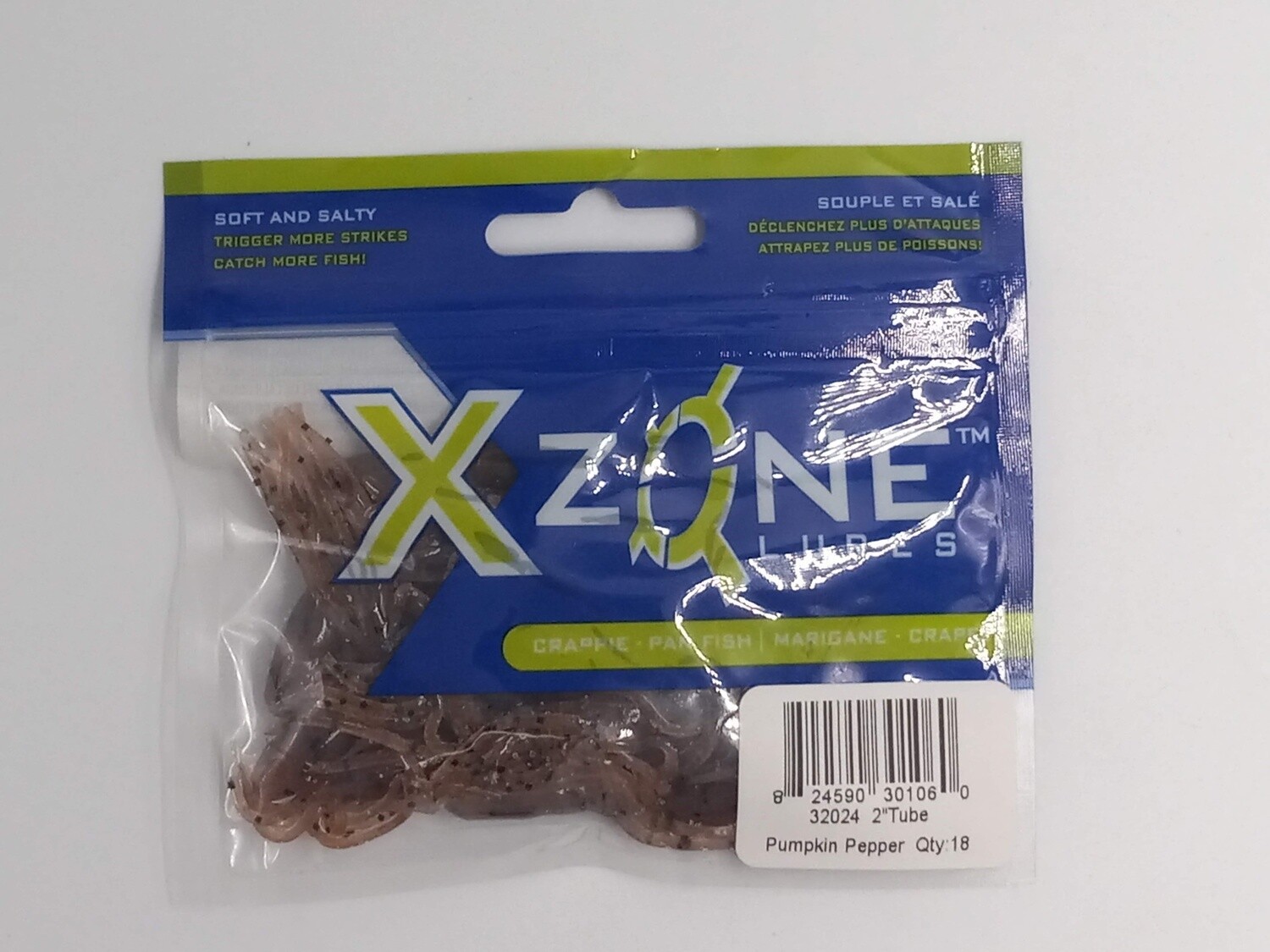 X Zone 32024 2&quot; Tube, 024, Pumpkin Pepper, 18/pk