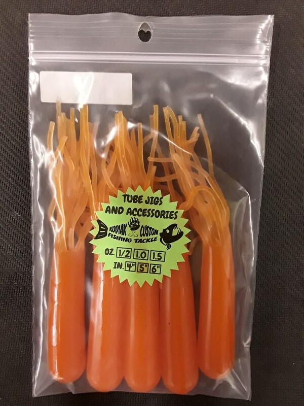 Kodiak Custom Tube 5pk Orange 5"