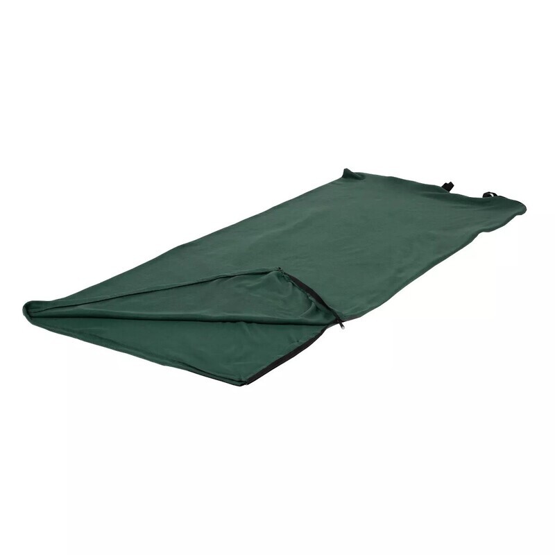 Stansport Fleece Adult Sleeping Bag  (75" x 33") Green