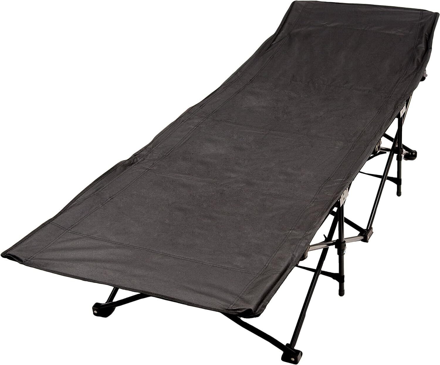WFS Collapsible Cot 300lb Capacity  (6&#39;3&quot;x2&#39;2&quot;) Black
