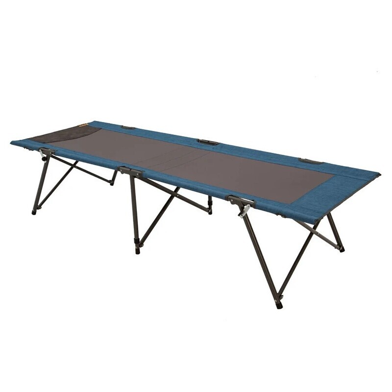 Eureka Camp Cot 300lb capacity (76&quot; x 25 &quot;x 17.5&quot;)  14 lb 14.4 oz  - Smoked Pearl/Deep Water