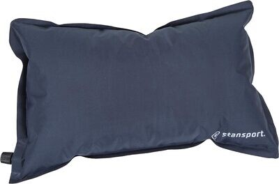 Stansport Self Inflating Pillow w/Stuff Sack (12&quot;x20&quot;) Red/Gray