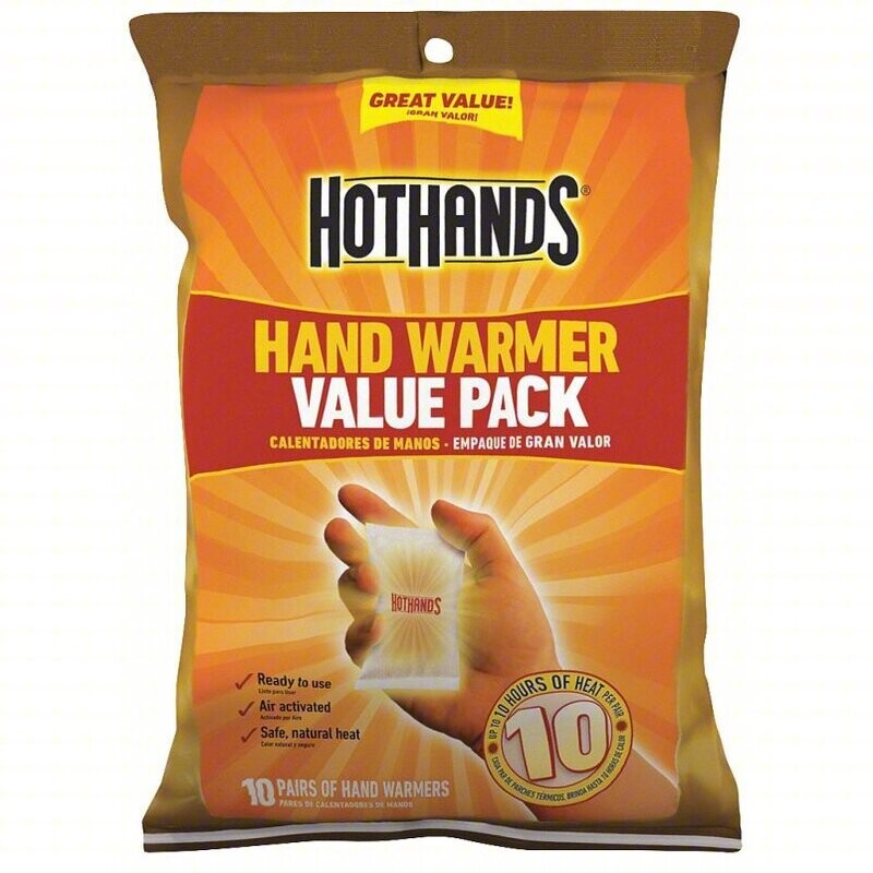HotHands H162910 Hand Warmers Value Pack Contains 10 Pair