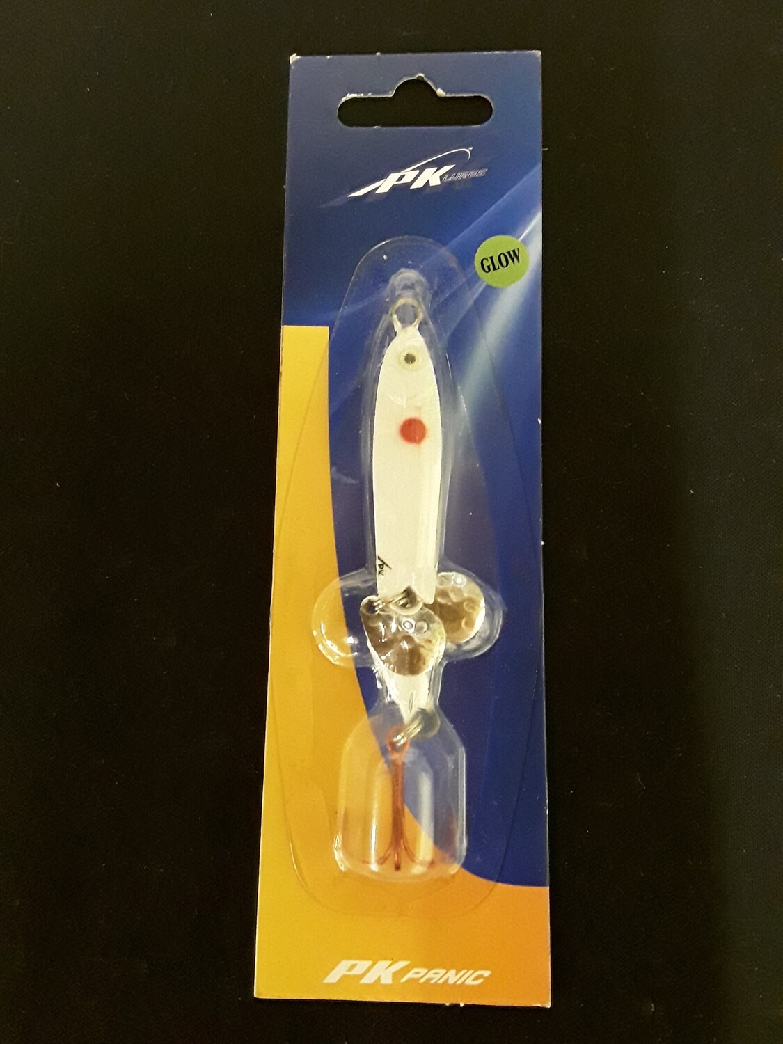 PK Lure Panic, Color: Red Dot Gl, Size: 3/4oz