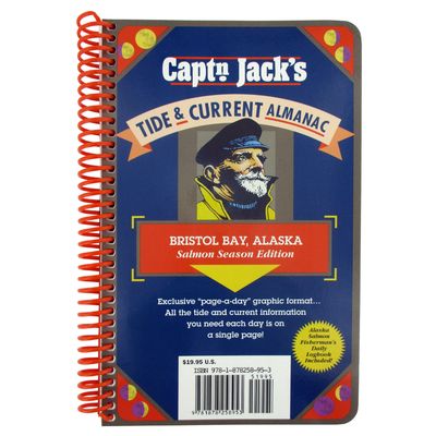 Captn Jack&#39;s Tide Book - Spiral Bound | Bristol Bay 2025 Edition