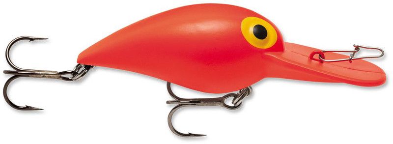 Storm Original Wiggle Wart Crankbait 05"  - Solid Florescent Red V48