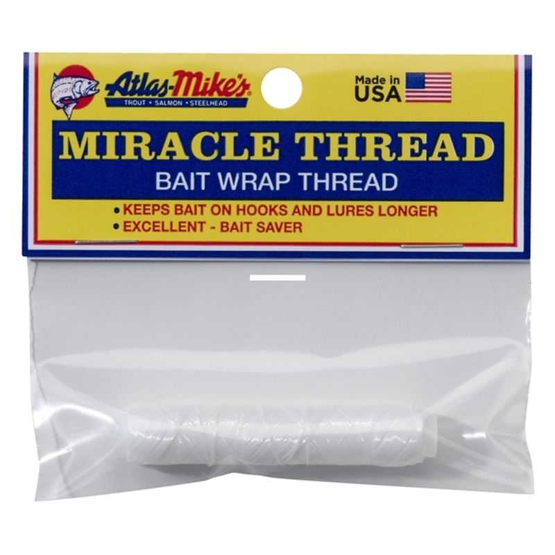 Atlas Mike's Miracle Thread Bait Wrap Thread 100' Clear