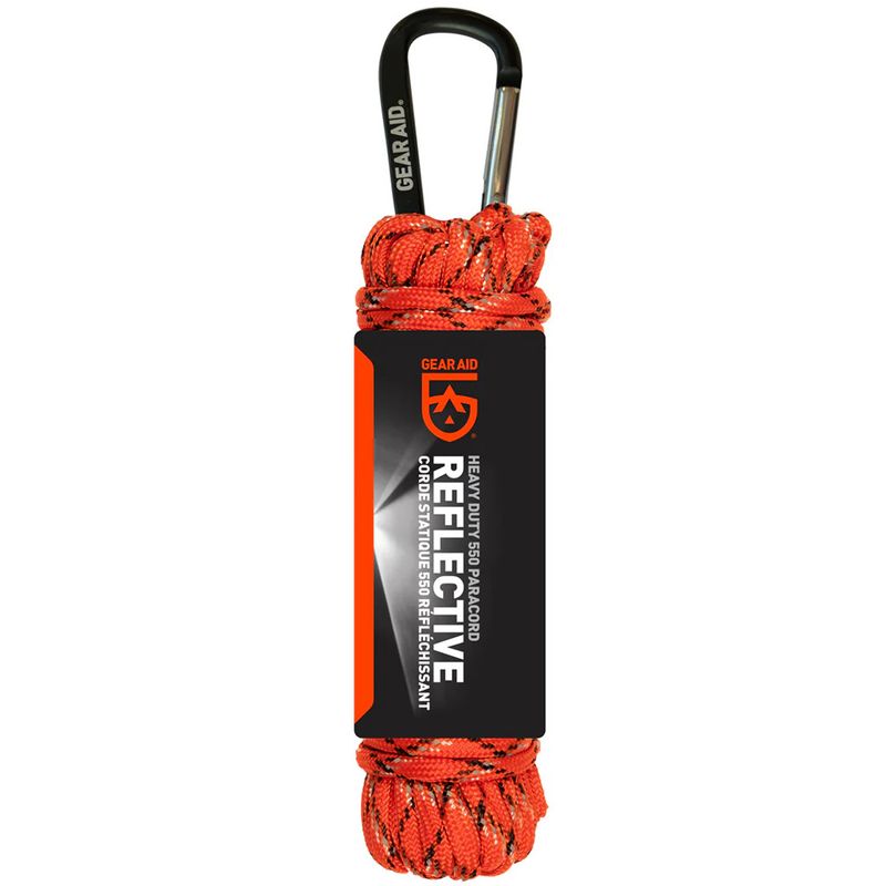 Gear Aid  550 Paracord 30' Orange/Reflective