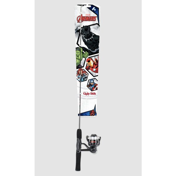 Shakespeare Ugly Stik® Kids Rod &amp; Reel Marvel Black Panther Rod &amp; Reel Combo 3&#39; 1pc Medium