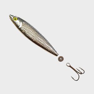 Buzz Bomb Zzinger Jig, Color: Chrome, Size: 4.5oz