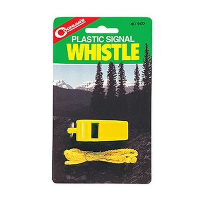 Coghlan&#39;s Plastic Whistle w/Lanyard [9420] Yellow