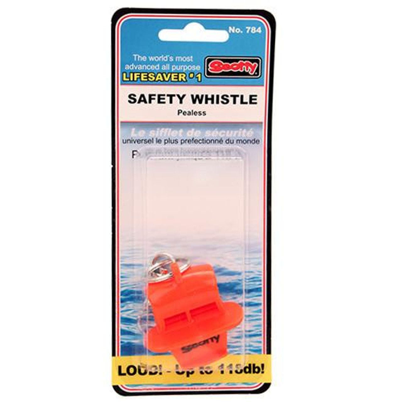 Scotty Pealess LifeSaver Safety Whistle - Orange