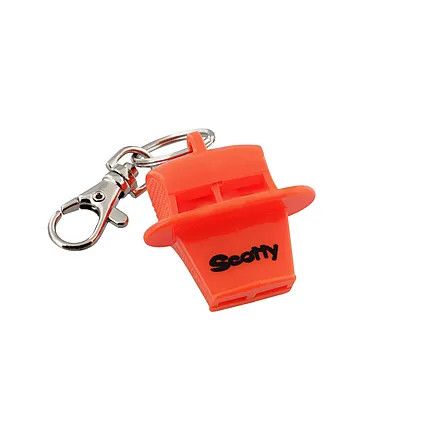 Scotty Pealess LifeSaver Safety Whistle w/Clip - Orange