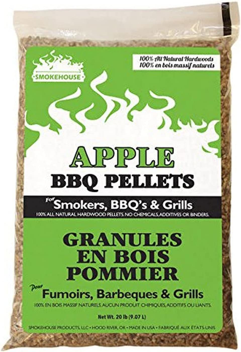 Smokehouse FB02 BBQ Pellets 20# Bag Apple