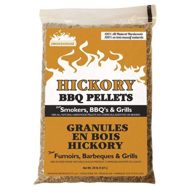 Smokehouse BBQ Grill &amp; Smoker Pellets 20lb Bag - Hickory