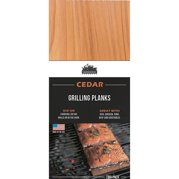Smokehouse Grilling Plank 15&quot; 2pk - Cedar
