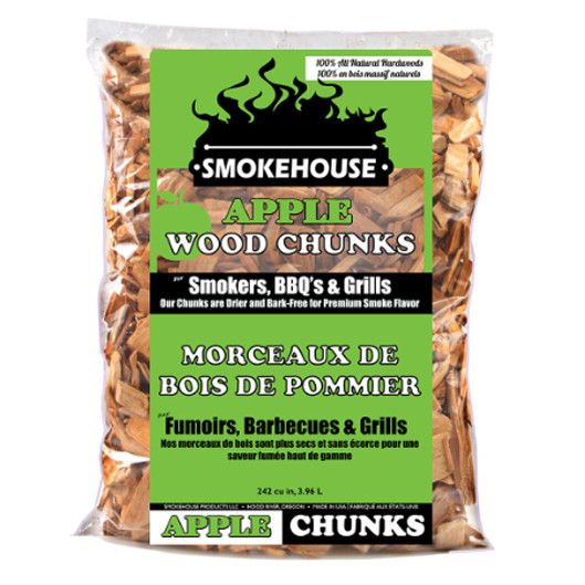 Smokehouse Wood Chunks 1.75lb Bag - Apple