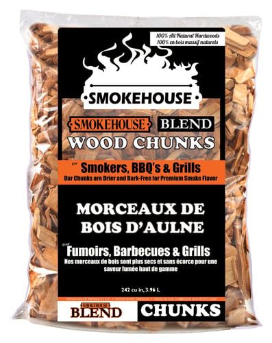 Smokehouse Wood Chunks 1.75lb Bag - Smokehouse Blend