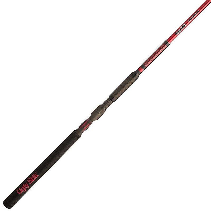 Ugly Stik Carbon Salmon Steelhead Spinning Rod 8&#39;6&quot; 2pc Medium Heavy Fast 12-25lb