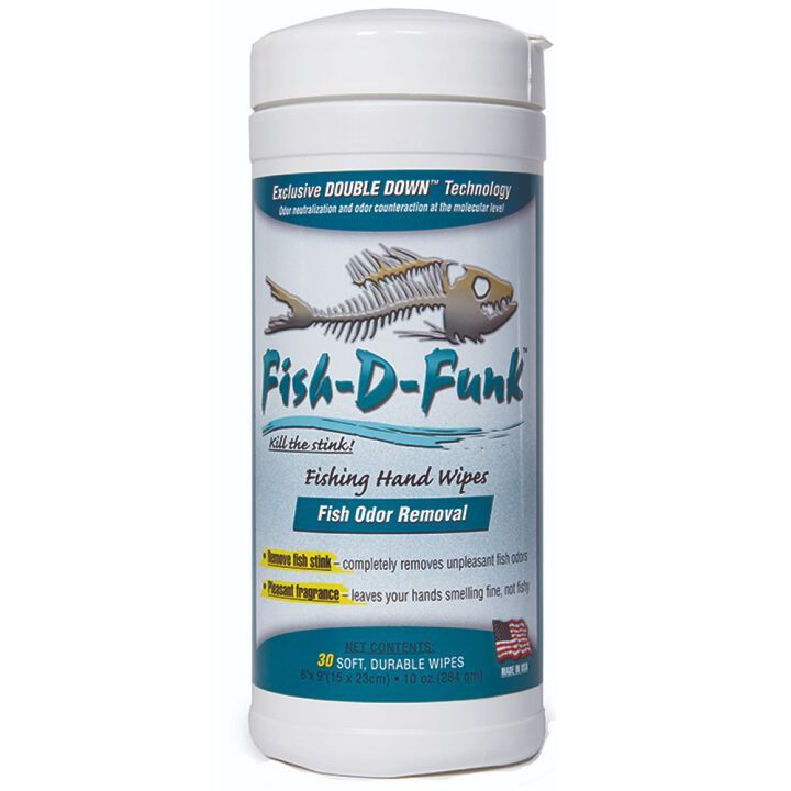 Fish-D-Funk Fish Odor Removal Hand Cleaning Wipes 30pk