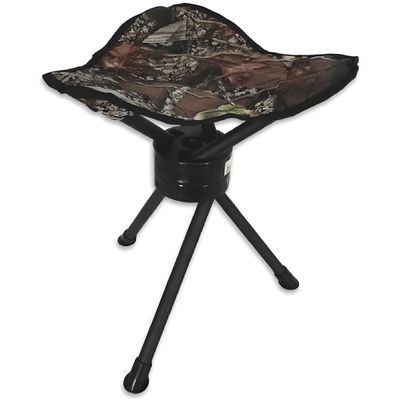 WFS Swivel Camp Stool 3 Leg - Black (Camo not available)